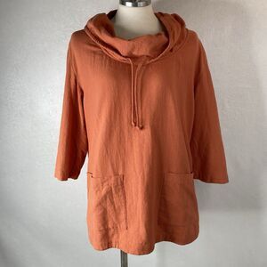 Soft Surroundings sz S Terra Cotta Tunic